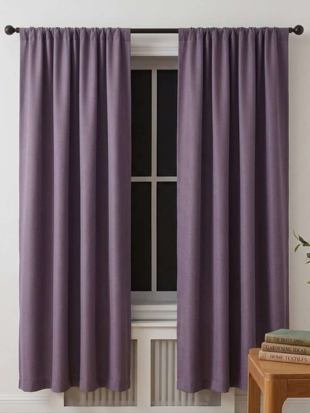 Gray Blackout Curtains 52"x96" Set of 2 - Thermal & Noise Reducing - Used GUC